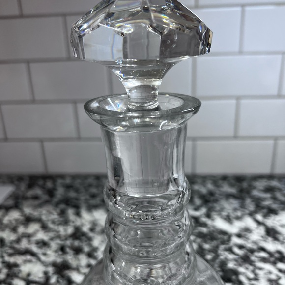 Tiffany & Co. Clear Decanter Name Etched Authentic No Box - Picture 2 of 10